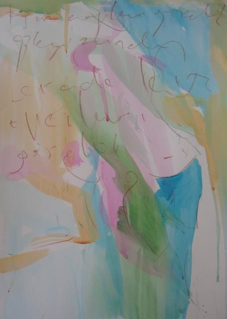 Painting titled "senza titolo" by Bahar Chirali, Original Artwork