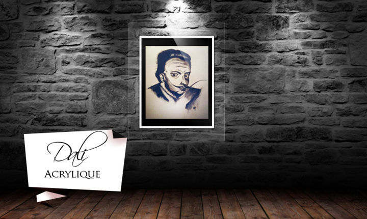 Peinture intitulée "tableau-dali.jpg" par Lexdraw, Œuvre d'art originale, Acrylique