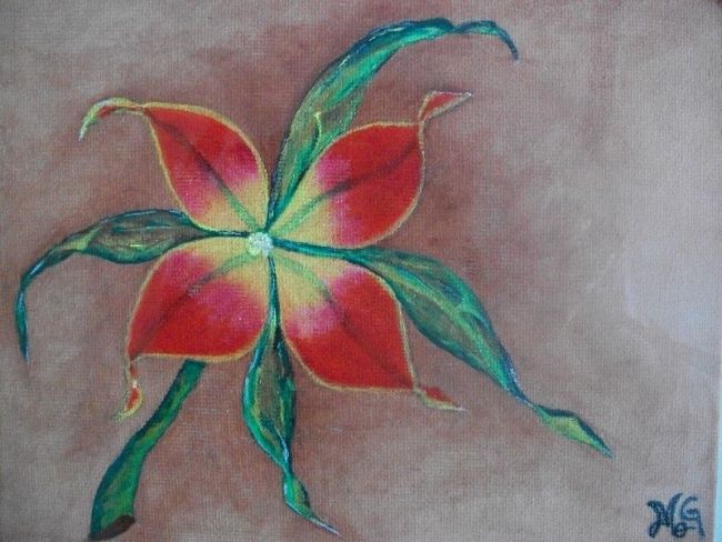 绘画 标题为“fleur de mémoire” 由Choiseul, 原创艺术品, 油