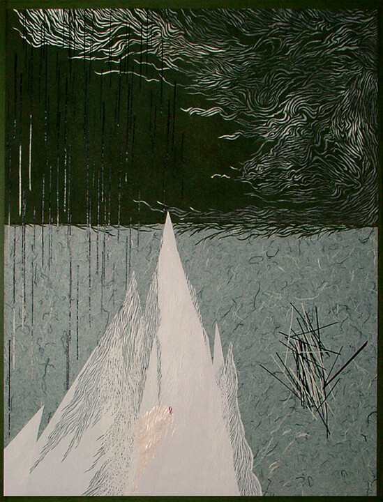 Artesanato intitulada "being-2" por Choko Nakazono, Obras de arte originais