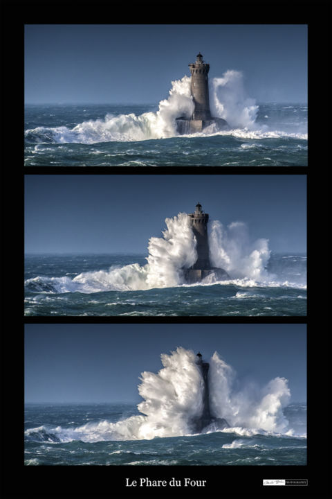 Photographie intitulée "le phare le four tr…" par Gérald Bohic, Œuvre d'art originale,