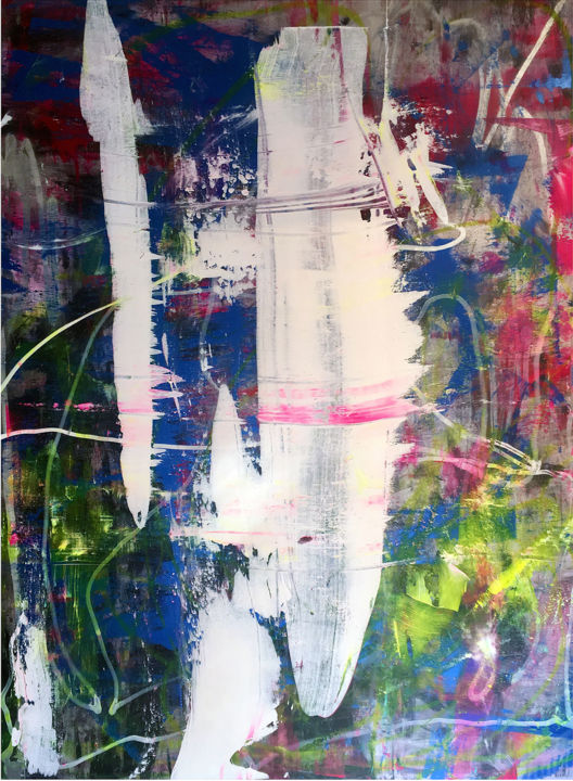 Peinture intitulée "Babe 2019" par Christian Neuman, Œuvre d'art originale, Acrylique