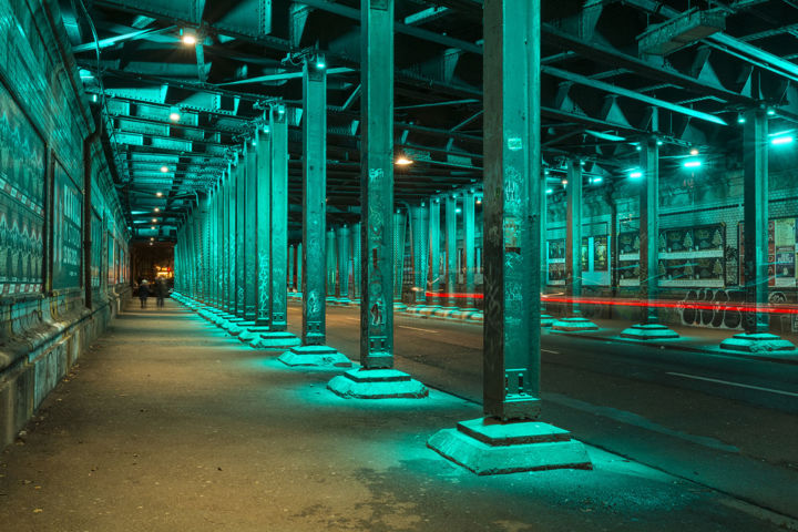 "Alte Eisenbahnbrück…" başlıklı Fotoğraf Chris Schäfer tarafından, Orijinal sanat, Dijital Fotoğrafçılık