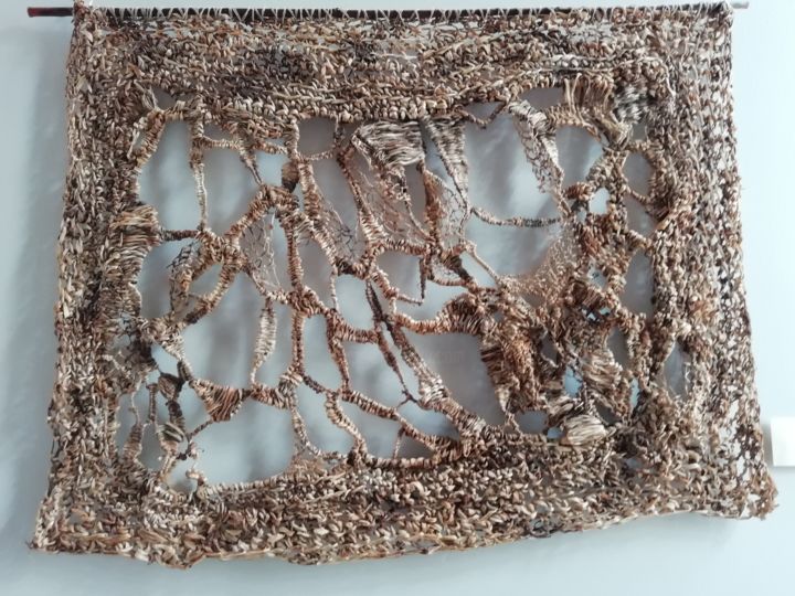 "Dentelle Végétale" başlıklı Tekstil Sanatı Chris Patel tarafından, Orijinal sanat, İplik