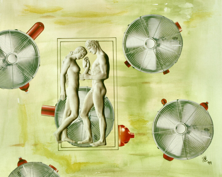 印花与版画 标题为“Liebespaar” 由Christa Von Kortzfleisch, 原创艺术品, 丝网印刷