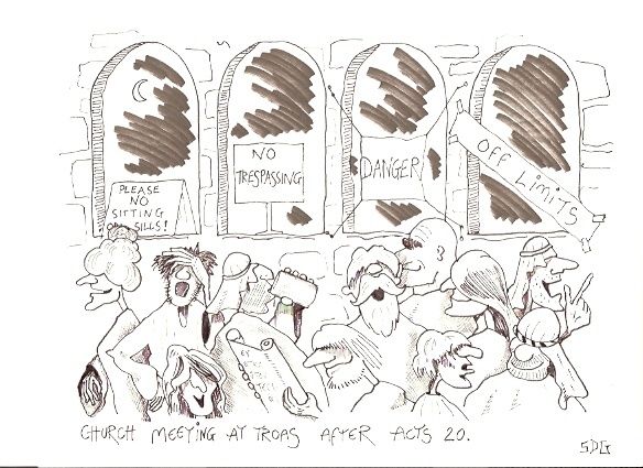 Drawing titled "Church at Troas bef…" by Hardy Loeffler, Original Art,