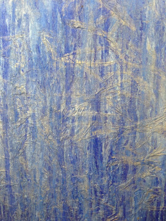 Peinture intitulée "Fossile" par Christelle Robert, Œuvre d'art originale, Huile