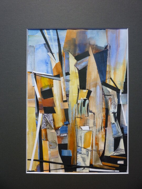 Painting titled "Sagrada Familia" by Christelle Veron Cherbonnier, Original Artwork, Other