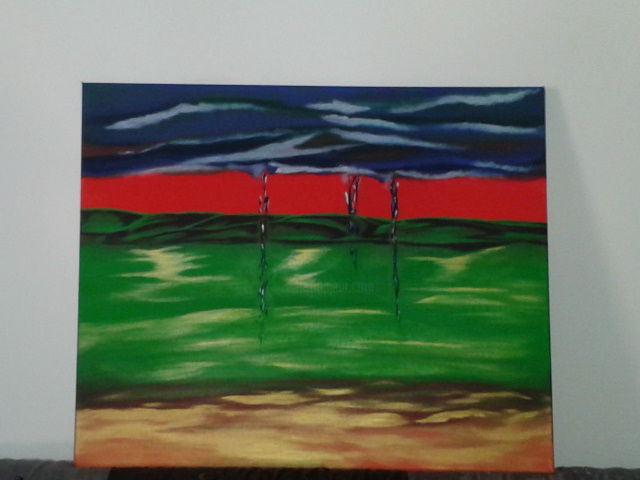 Peinture intitulée "2014-10-30-12-25-17…" par Christelle, Œuvre d'art originale,