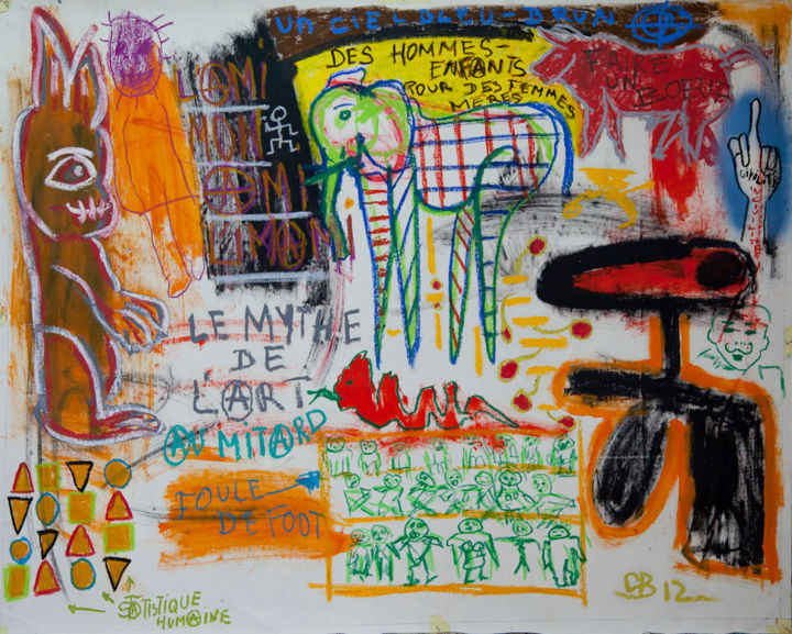Dessin intitulée "onirismes17.jpg" par Christian Bader, Œuvre d'art originale,