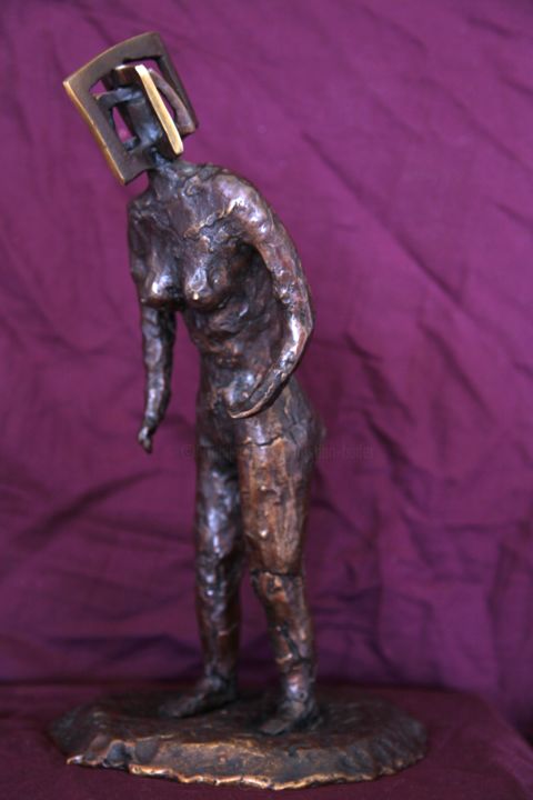 Scultura intitolato "bronzes-29.jpg" da Christian Bader, Opera d'arte originale, Metalli