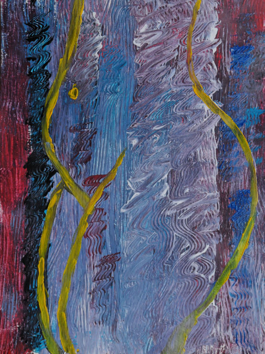 Peinture intitulée "Corps composition 01" par Christian Bailly-Grandvaux, Œuvre d'art originale, Acrylique