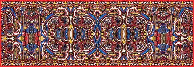 Textielkunst getiteld "Harleyllujah : (Urb…" door Christian Boulad (Xian), Origineel Kunstwerk