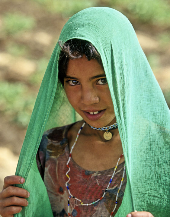 Photography titled "Adolescente Berbère" by Christian Clausier, Original Artwork