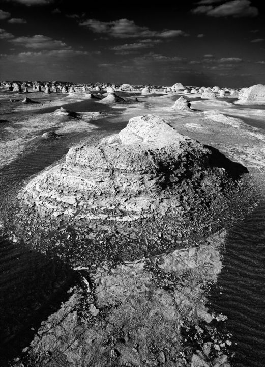 Photography titled "Grand désert blanc" by Christian Clausier, Original Artwork