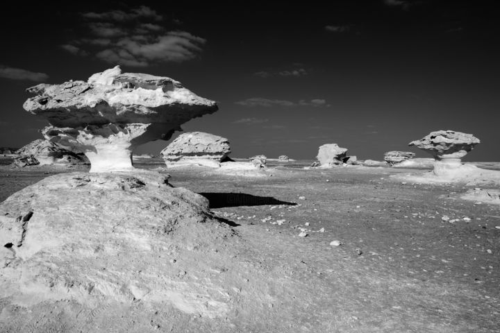 Photography titled "Grand désert blanc" by Christian Clausier, Original Artwork