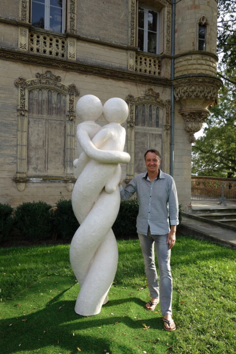 Sculpture intitulée "Enlacés." par Christian G (1PhiNi), Œuvre d'art originale