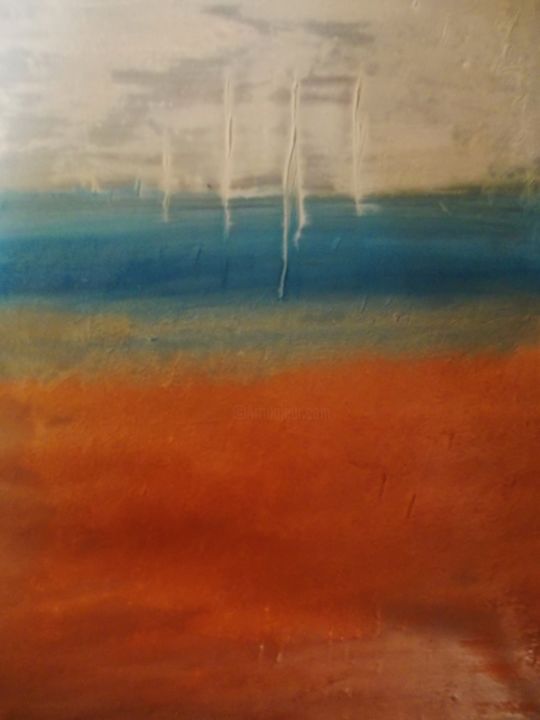 Painting titled "Ocean 1" by Christian Kowal, Original Artwork