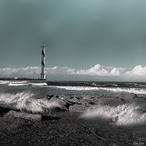 Photographie intitulée "La côte Belge 3" par Christian Pavet, Œuvre d'art originale