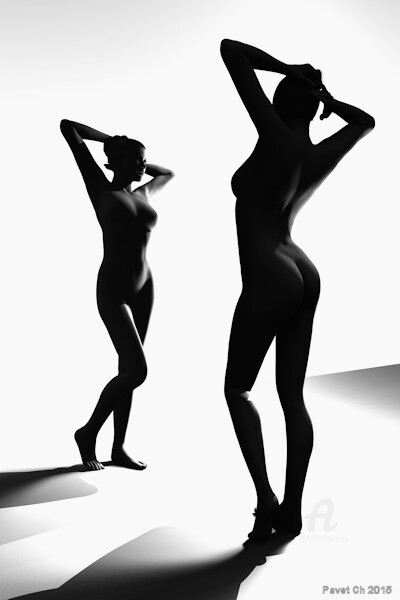 Photographie intitulée "Silhouette" par Christian Pavet, Œuvre d'art originale