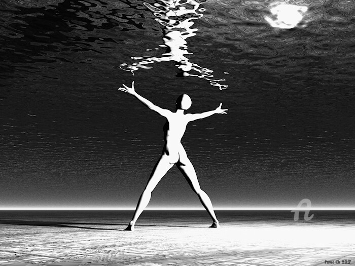 Photographie intitulée "Immersion" par Christian Pavet, Œuvre d'art originale