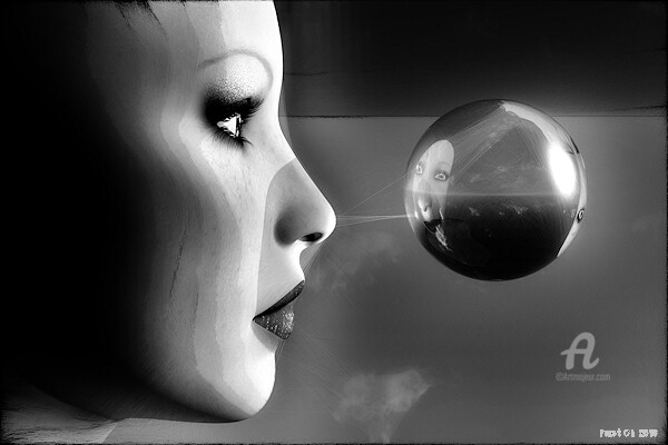Photographie intitulée "La sphère" par Christian Pavet, Œuvre d'art originale