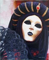 Painting titled "Resille Noire" by Christian Torres, Original Artwork