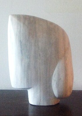 Sculpture titled "lisa" by Christian Vial, Original Artwork, Stone