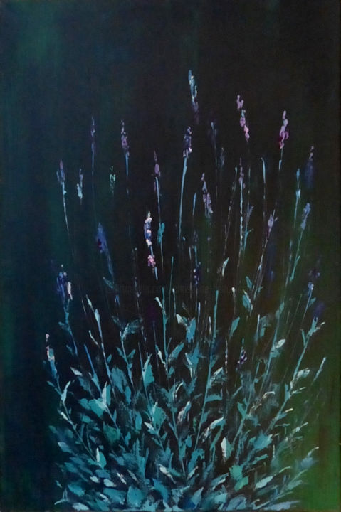 Painting titled "Lavender" by Ch.Art, Original Artwork, Acrylic