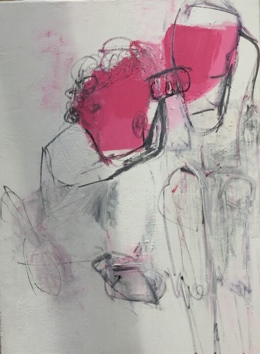 Pittura intitolato "humeur incertaine 2" da Christiane Sottile, Opera d'arte originale, pigmenti