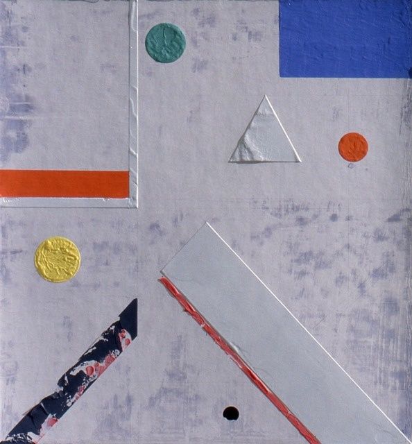 Sans titre, gouache/carton. - Painting, 23x25 cm ©1986 by Christian Lopez -