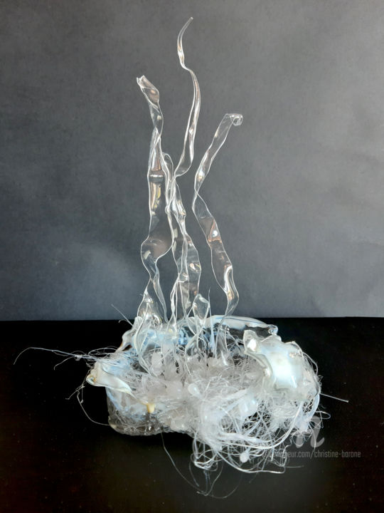 Sculpture intitulée "Structure 0.7" par Christine Barone, Œuvre d'art originale, Plastique
