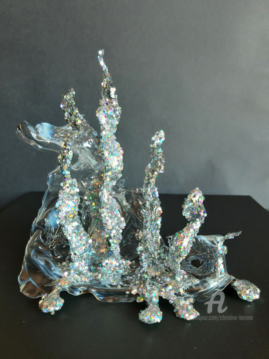 Sculpture intitulée "Structure 0.14" par Christine Barone, Œuvre d'art originale, Plastique