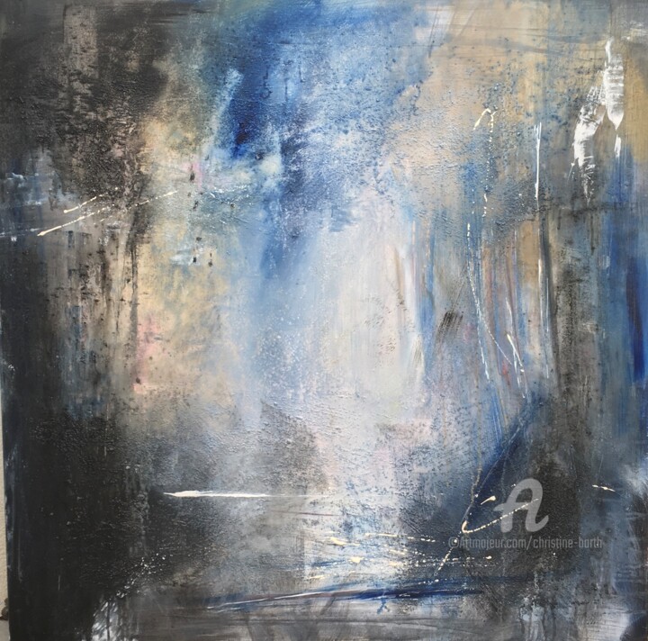 Картина под названием "Un bout de lumière" - Christine Barth Mroz, Подлинное произведение искусства, Акрил