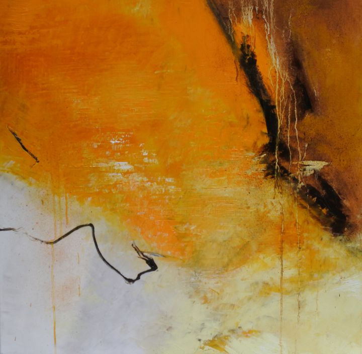 Картина под названием "Sahale (2)" - Christine Lance, Подлинное произведение искусства, Масло Установлен на Деревянная рама…