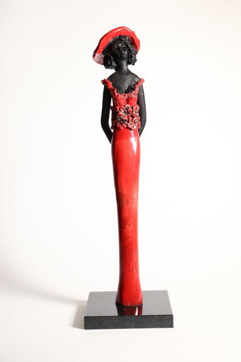 Sculpture titled "HELOISE" by Christine Lavoute, Original Artwork, Ceramics