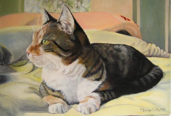 Peinture intitulée "Cricri" par Christine Pultz, Œuvre d'art originale,
