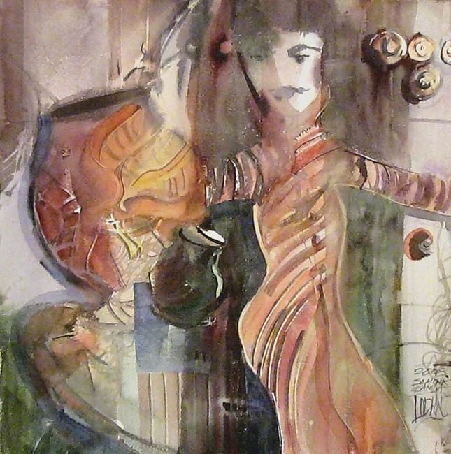 Painting titled "szalona camila" by Christo Ludwin, Original Artwork