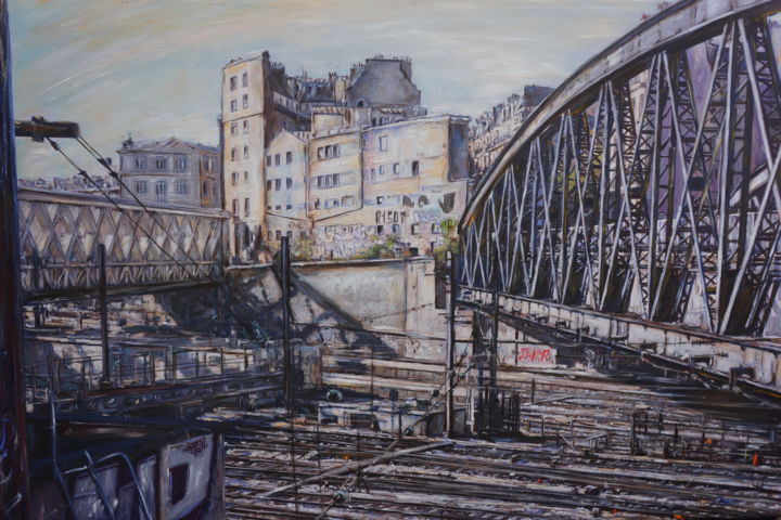 Peinture intitulée "dsc00332.jpg" par Chevreau Christophe, Œuvre d'art originale, Huile