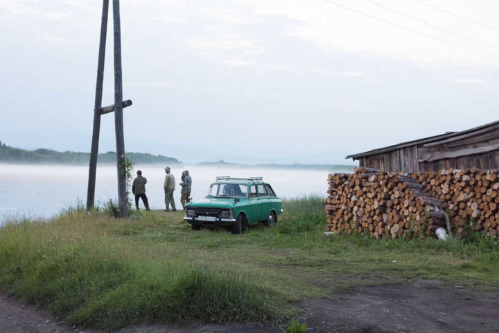 Fotografia intitulada "Village de Kozyrevs…" por Christophe Gibourg, Obras de arte originais, Fotografia digital Montado em…