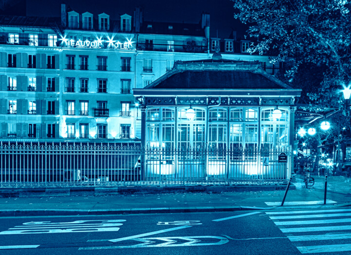 Photography titled "One night in Paris-1" by Christophe Grimon, Original Artwork, Digital Photography