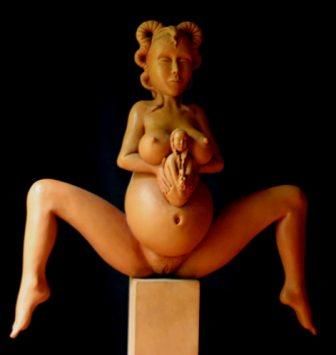 Sculpture intitulée "Mamaïa" par Christophe Ribereau Gayon, Œuvre d'art originale