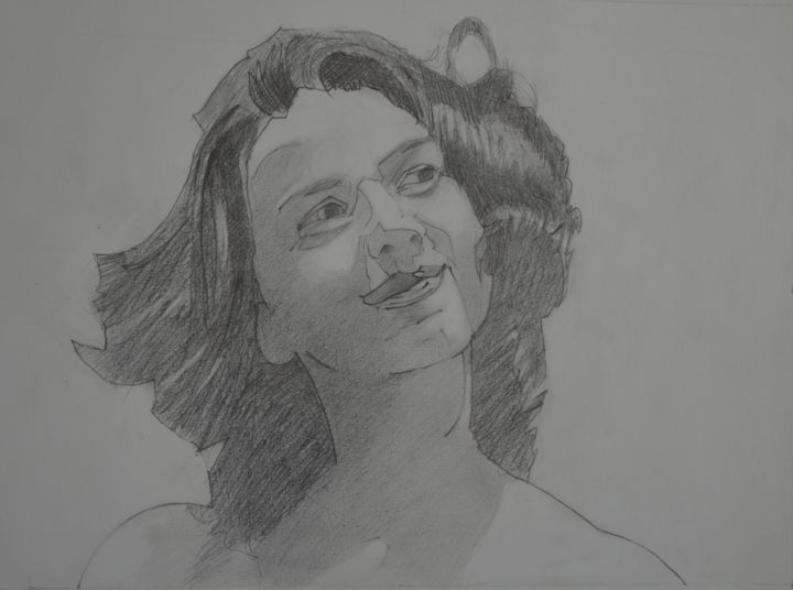 Dibujo titulada ""Khatia Buniatishvi…" por Baltimore, Obra de arte original