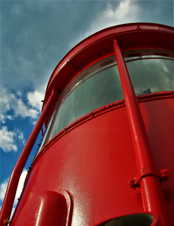 Photographie intitulée "Lanterne de phare" par Christophe Gol, Œuvre d'art originale