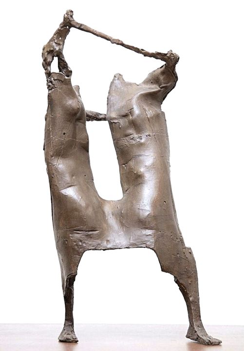 Sculpture intitulée "DANCE" par Christos Kapralos, Œuvre d'art originale, Bronze