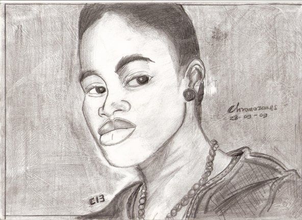 Drawing titled "bisi" by Chromo, Original Artwork, Other