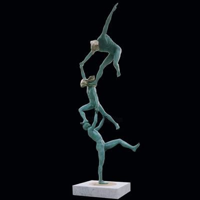 Scultura intitolato "Olympic spirit" da Anna Chromy, Opera d'arte originale