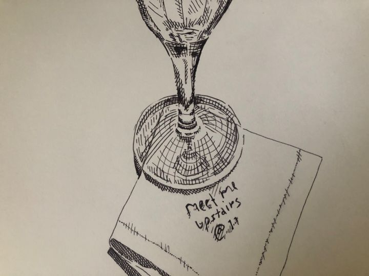 Dessin intitulée "Invite" par Chronicdrawer, Œuvre d'art originale, Marqueur