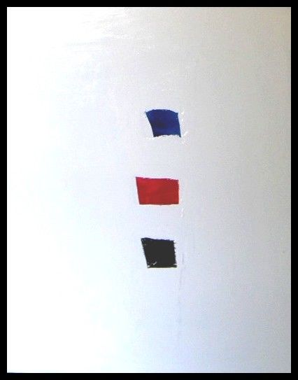 Peinture intitulée "Three colors" par Chrys Lem, Œuvre d'art originale