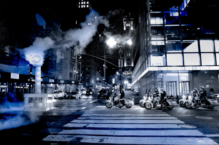 Фотография под названием "Harley Davidson pat…" - Chryslene Caillaud, Подлинное произведение искусства, Манипулированная фот…